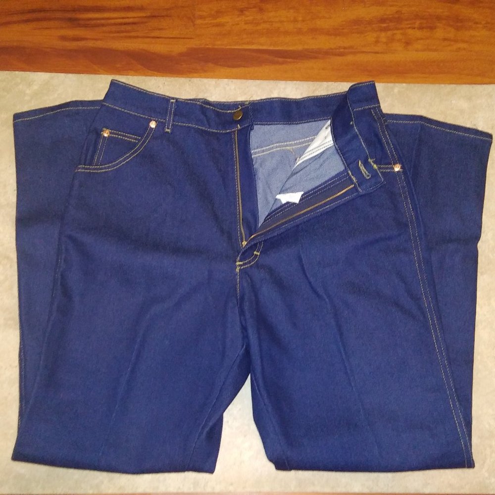 NWT Lee True Comfort Stretch Jeans Women Size 18P Dark Wash Classic Straight Leg